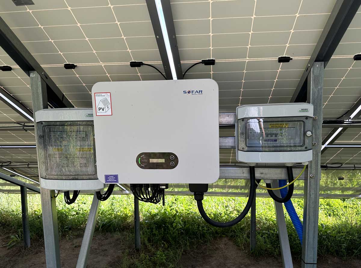 Fotowoltaika - falownik Sofar Solar - realizacja Complex, Warmia i Mazury