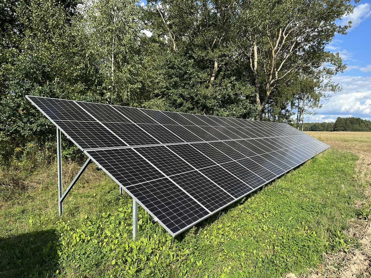 Fotowoltaika - instalacja gruntowa - realizacja Complex, Warmia i Mazury